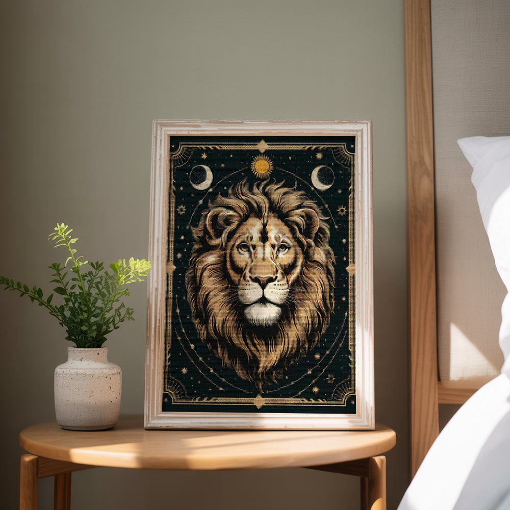 Diamantmalerei - Sternzeichen - Löwe
