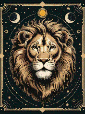Diamantmalerei - Sternzeichen - Löwe