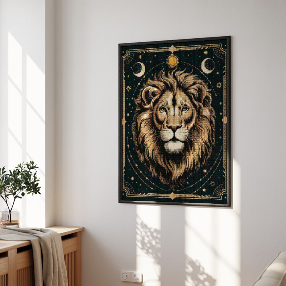 Diamantmalerei - Sternzeichen - Löwe