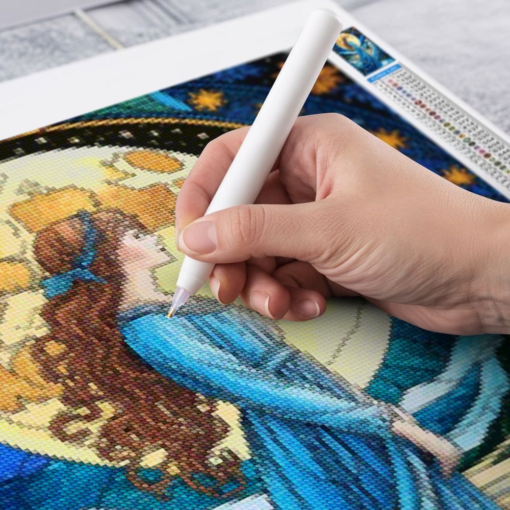 Diamantmalerei - Sternzeichen - Jungfrau