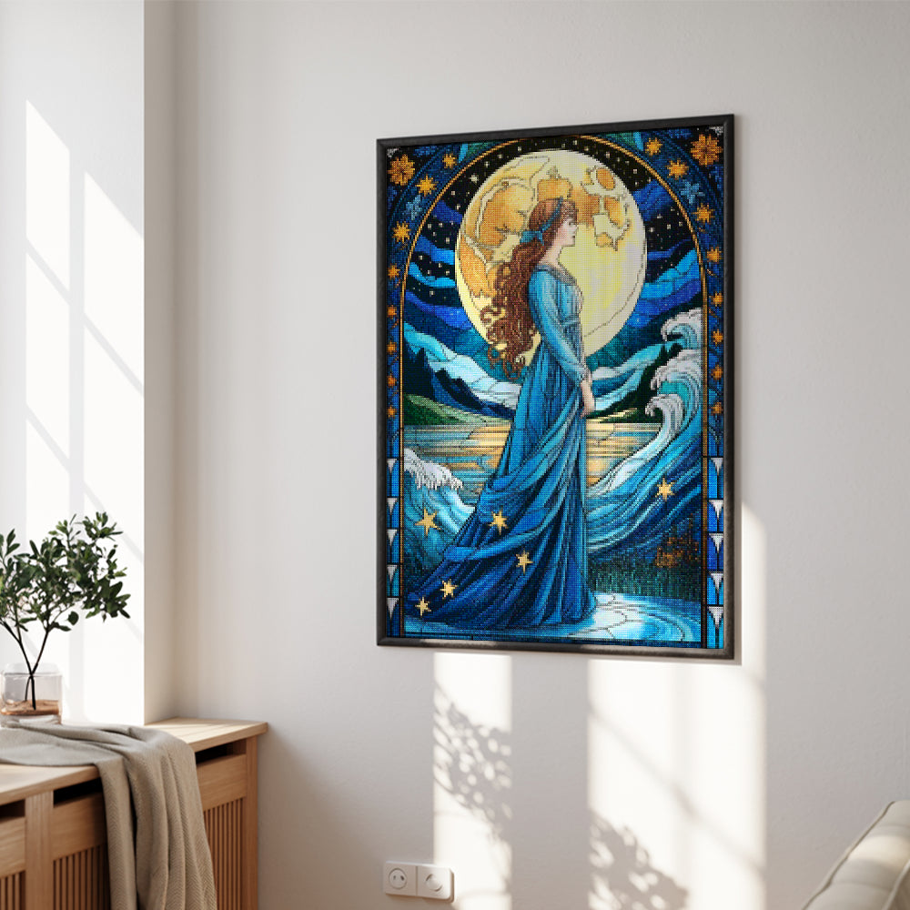 Diamantmalerei - Sternzeichen - Jungfrau