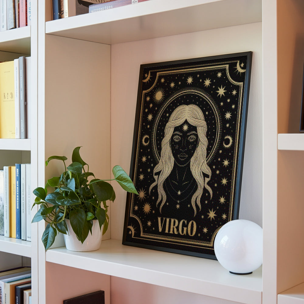 Diamantmalerei - Sternzeichen - Jungfrau