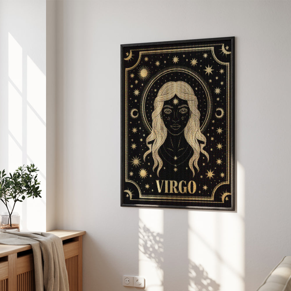 Diamantmalerei - Sternzeichen - Jungfrau