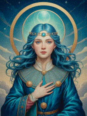 Diamantmalerei - Sternzeichen - Jungfrau