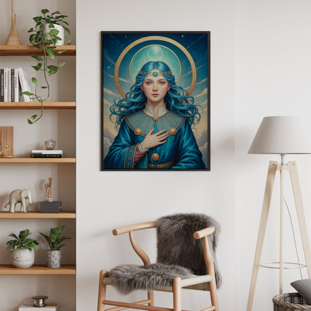 Diamantmalerei - Sternzeichen - Jungfrau