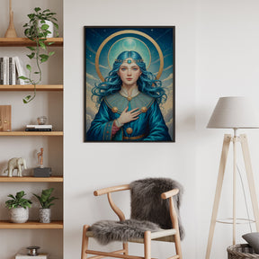 Diamantmalerei - Sternzeichen - Jungfrau