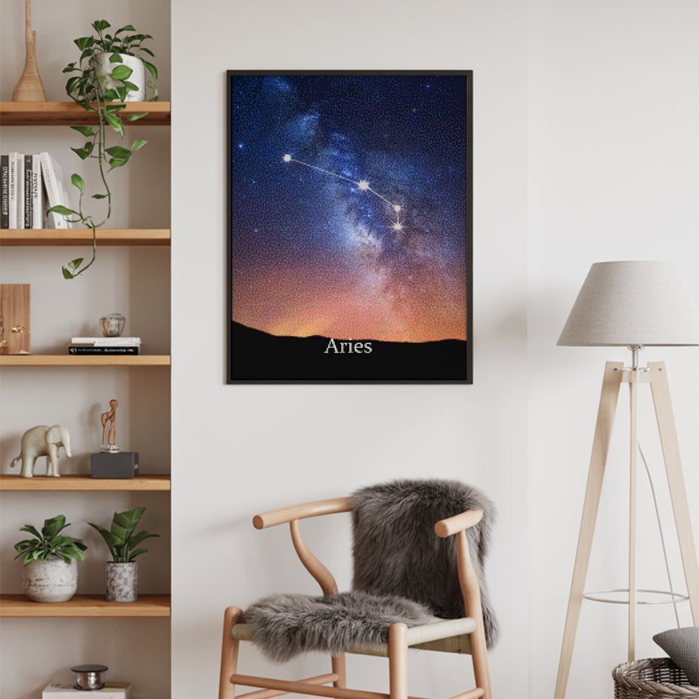 Diamantmalerei - Sternzeichen - Widder