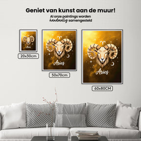 Diamantmalerei - Sternzeichen - Widder