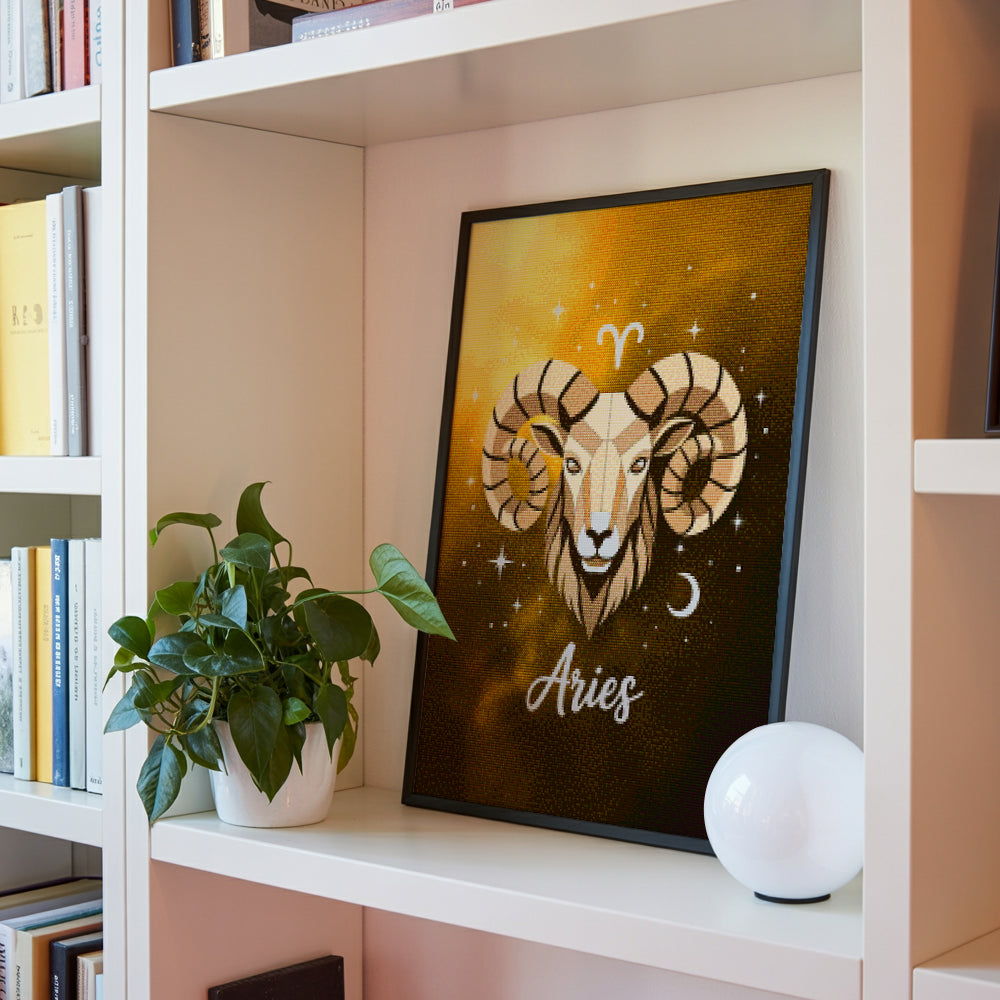 Diamantmalerei - Sternzeichen - Widder