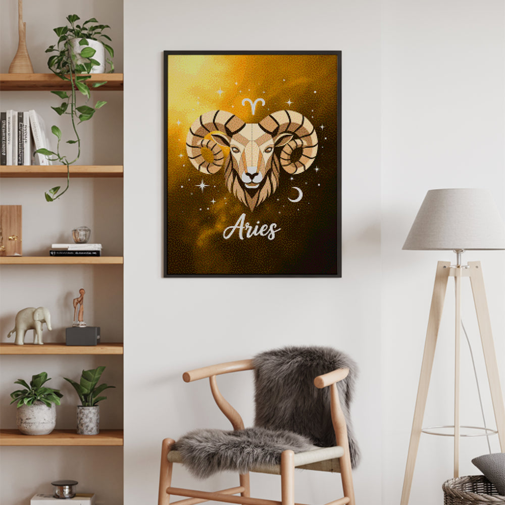 Diamantmalerei - Sternzeichen - Widder