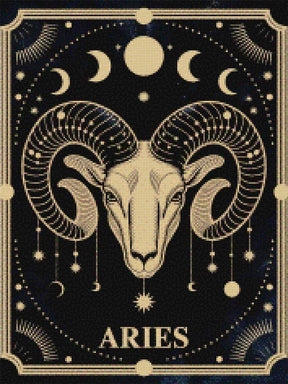 Diamantmalerei - Sternzeichen - Widder