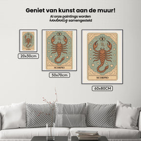 Diamantmalerei - Sternzeichen - Skorpion