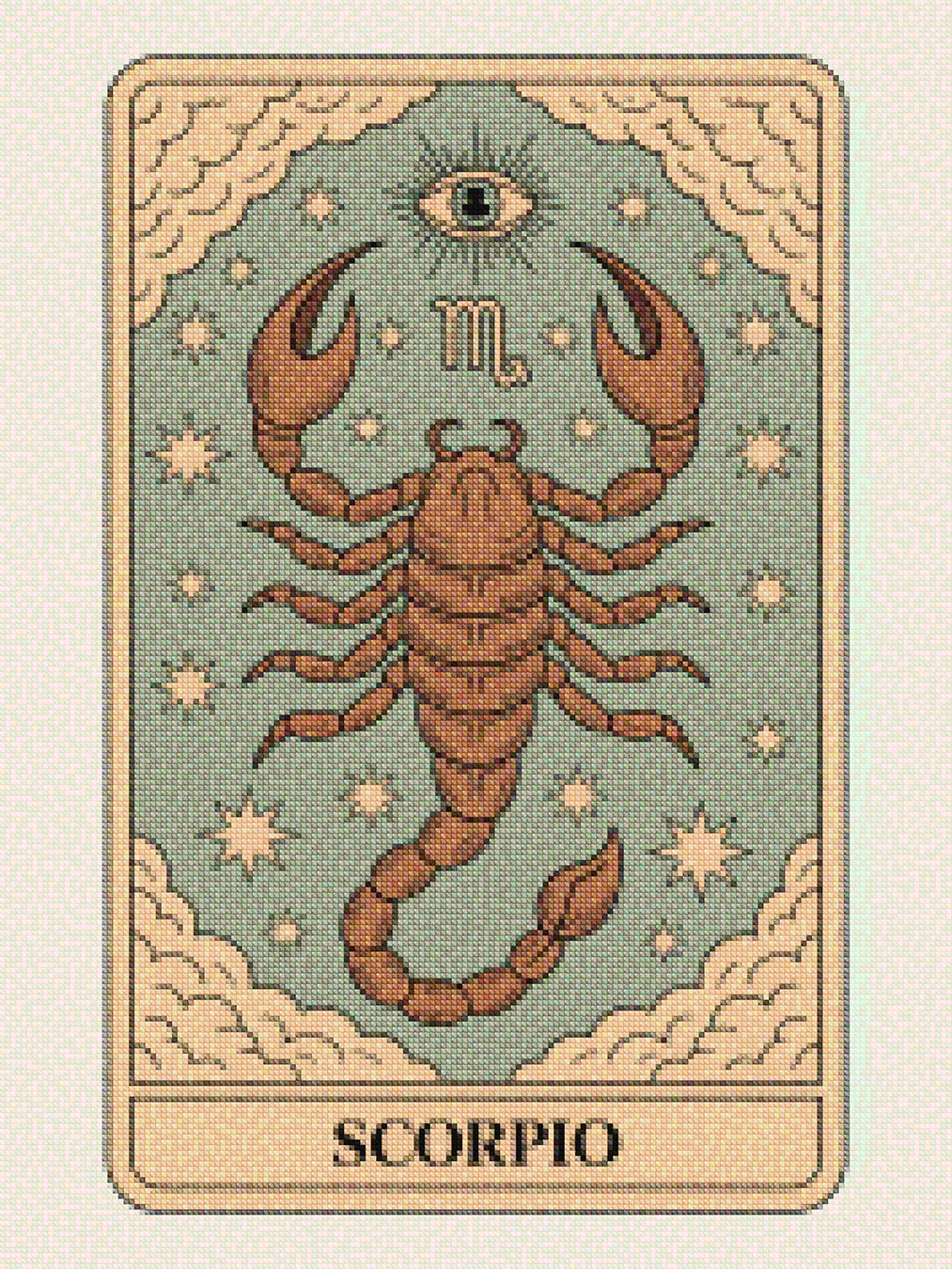Diamantmalerei - Sternzeichen - Skorpion