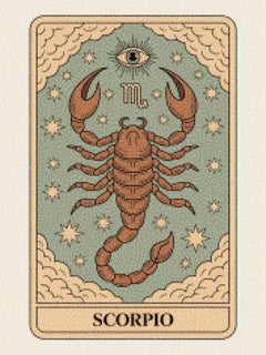 Diamantmalerei - Sternzeichen - Skorpion