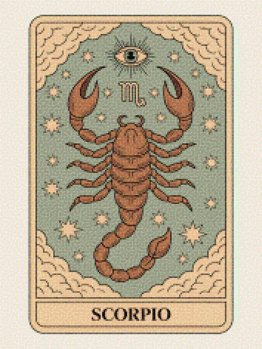 Diamantmalerei - Sternzeichen - Skorpion