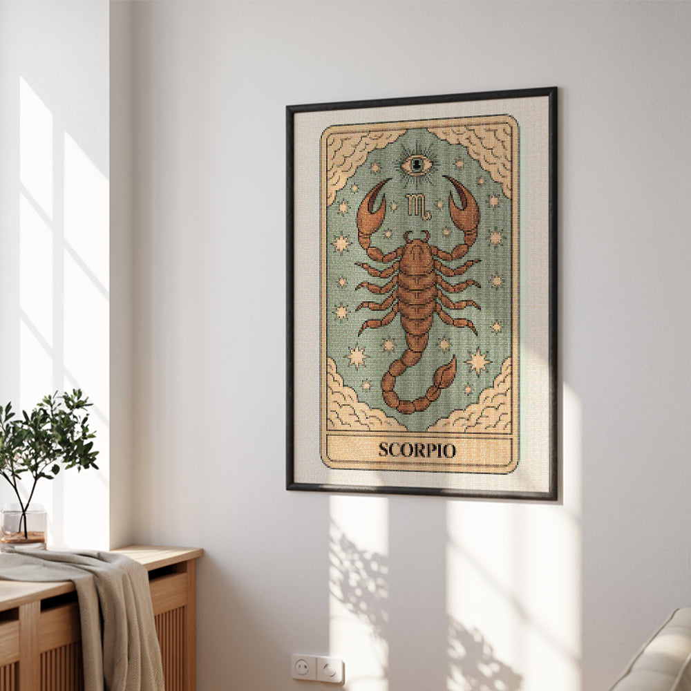 Diamantmalerei - Sternzeichen - Skorpion