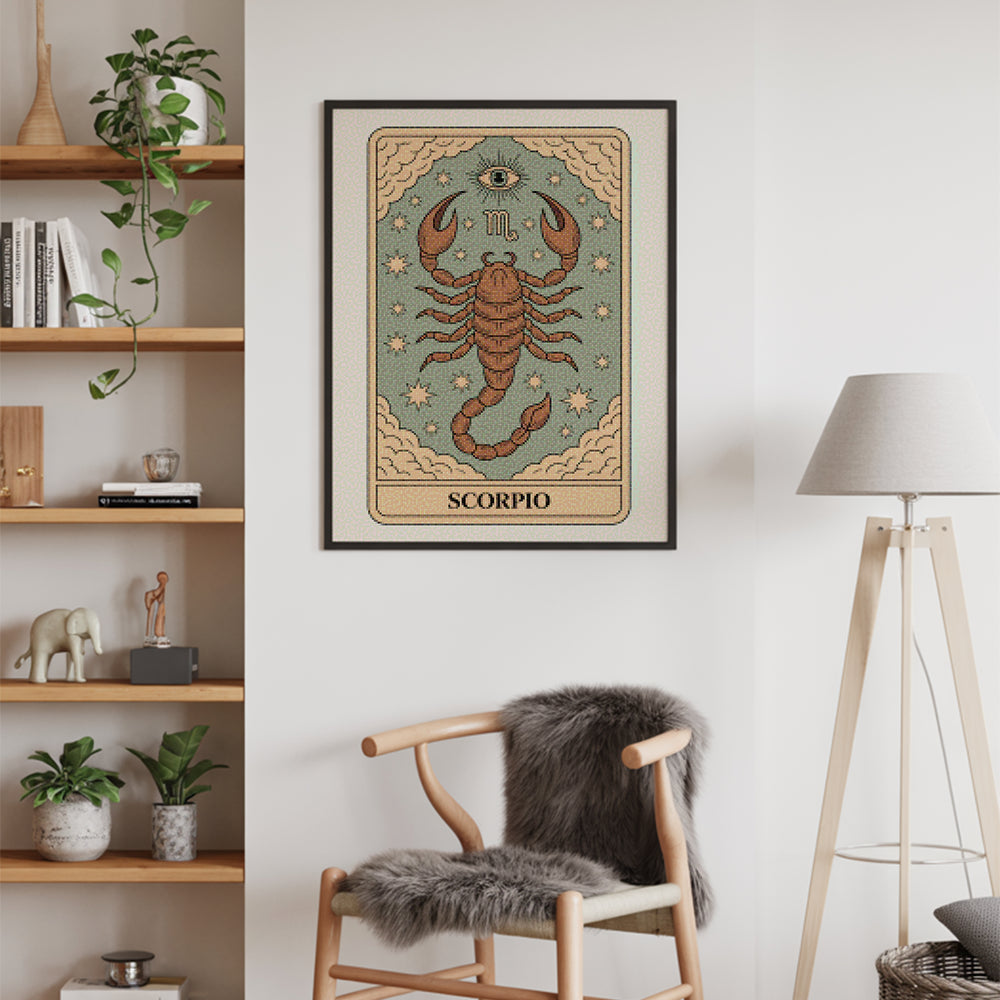 Diamantmalerei - Sternzeichen - Skorpion