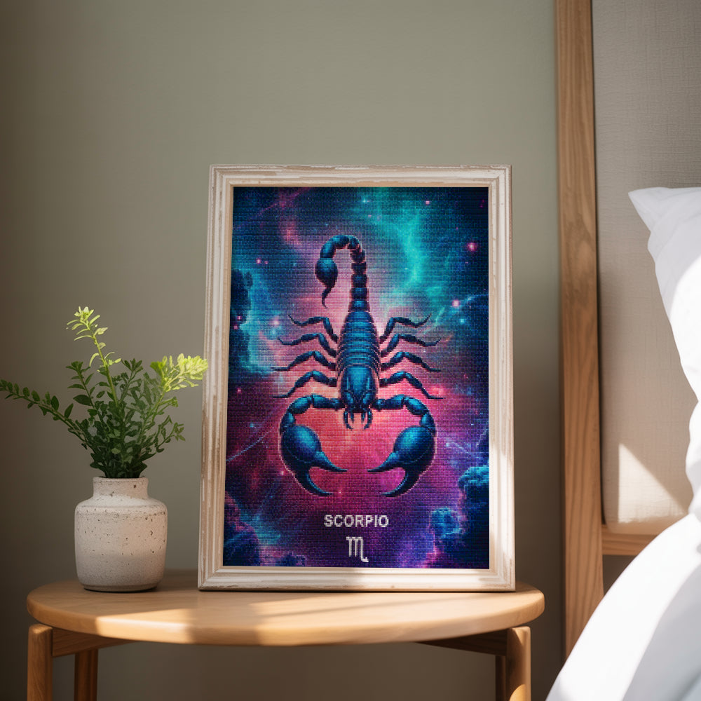 Diamantmalerei - Sternzeichen - Skorpion