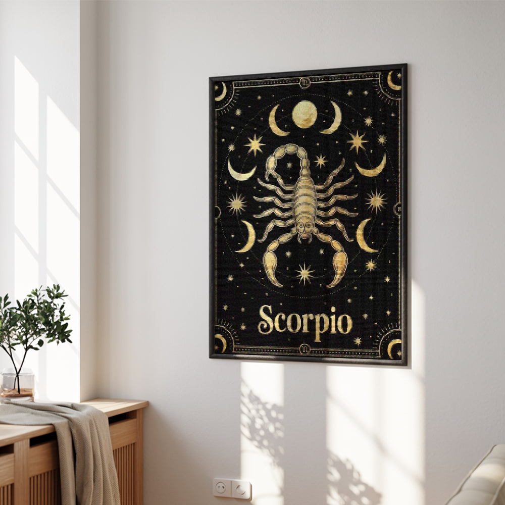 Diamantmalerei - Sternzeichen - Skorpion