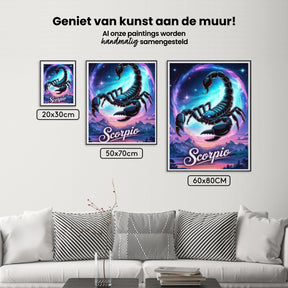 Diamantmalerei - Sternzeichen - Skorpion