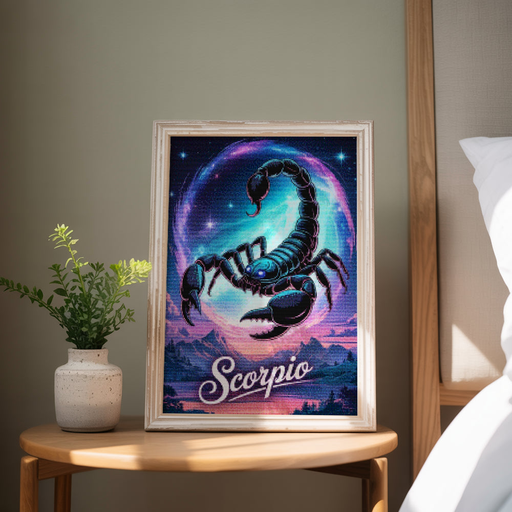 Diamantmalerei - Sternzeichen - Skorpion