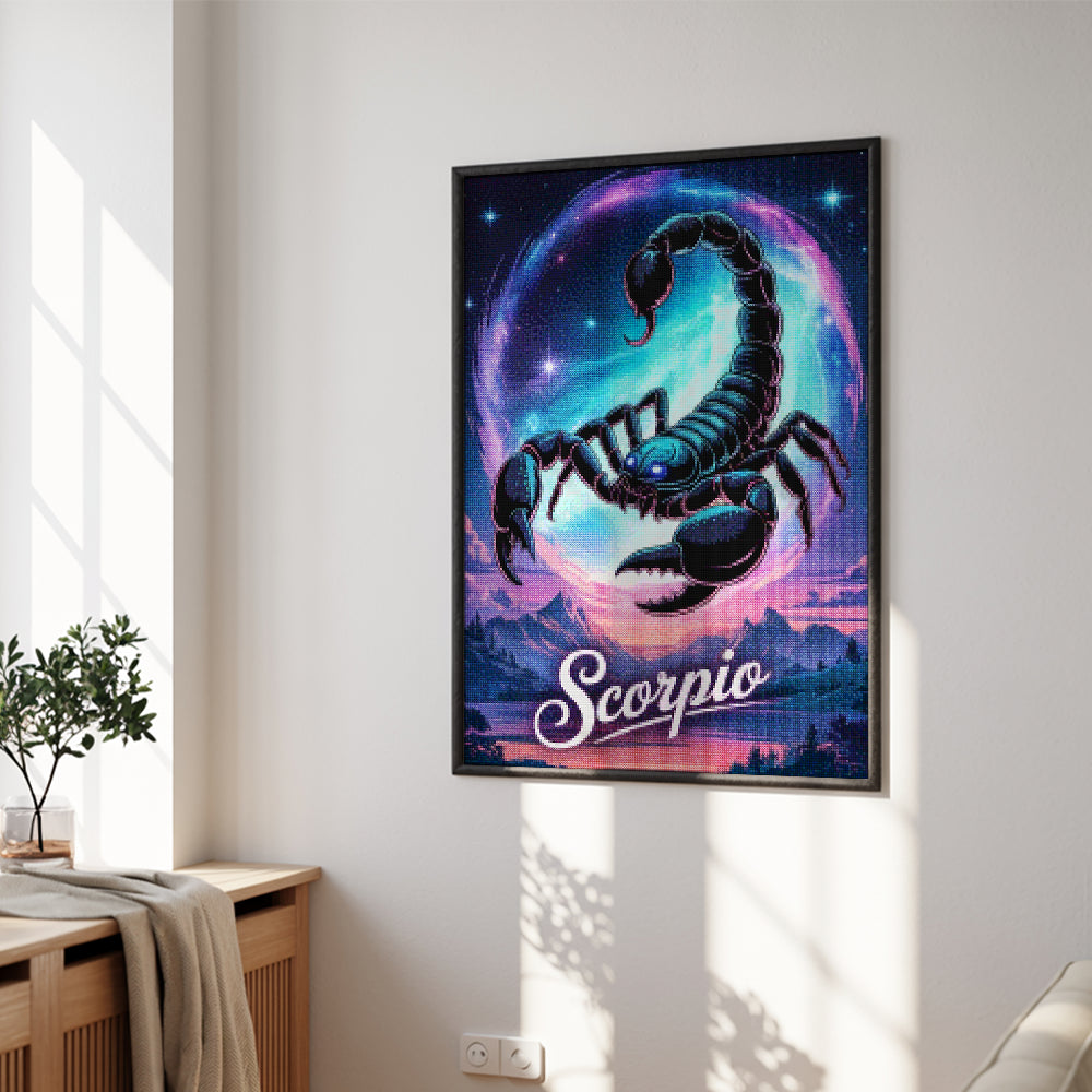 Diamantmalerei - Sternzeichen - Skorpion