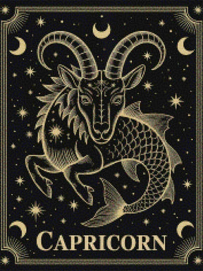 Diamantmalerei - Sternzeichen - Steinbock