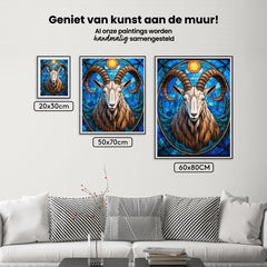 Diamantmalerei - Sternzeichen - Steinbock