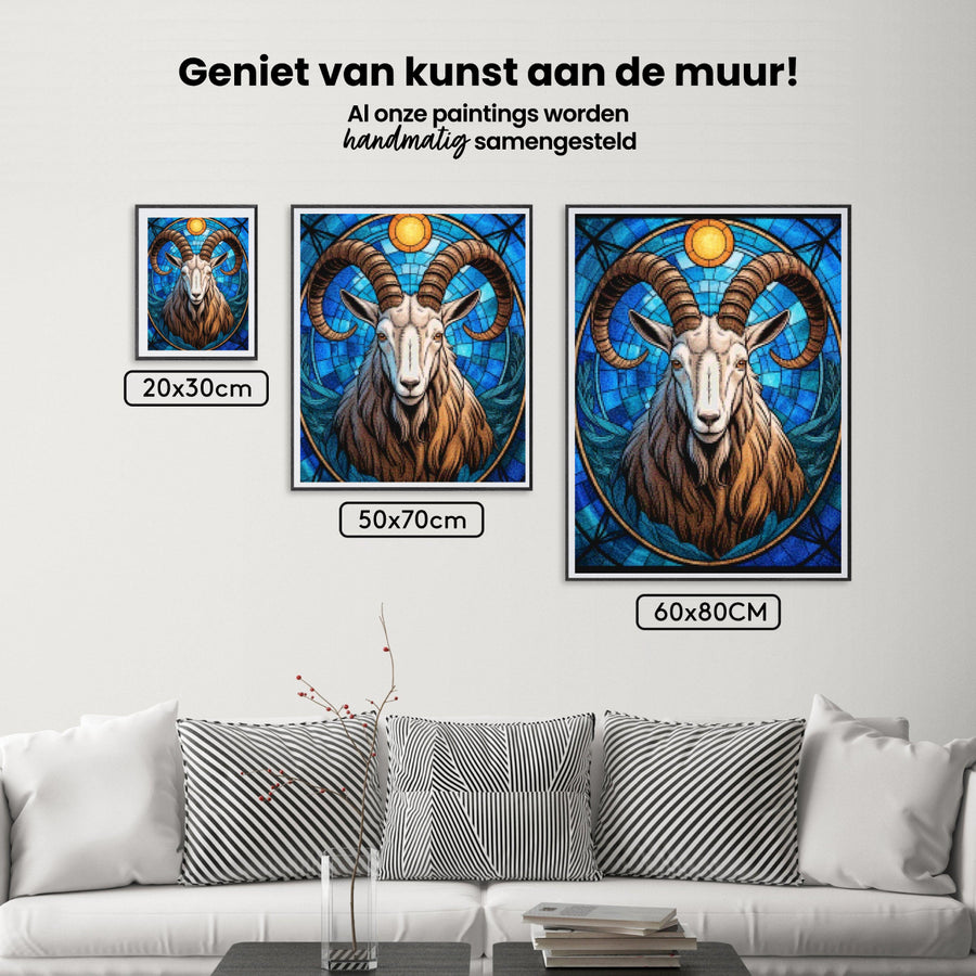 Diamantmalerei - Sternzeichen - Steinbock
