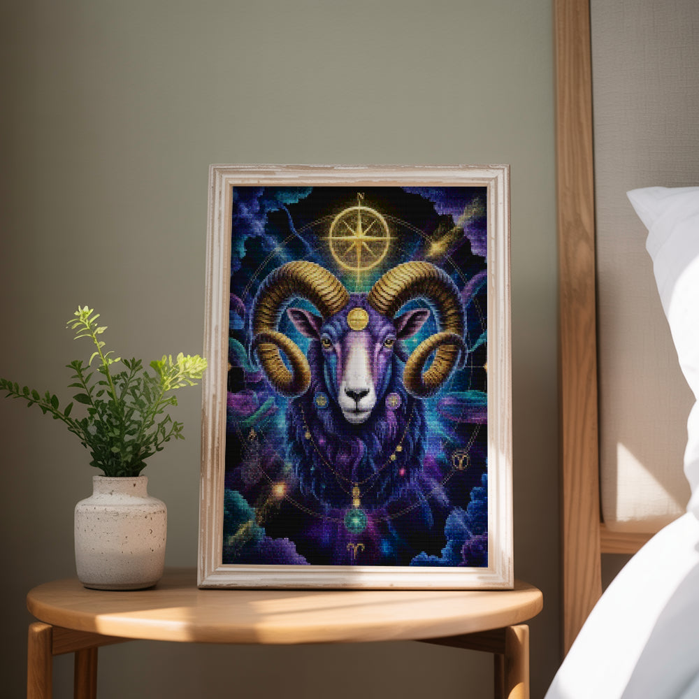 Diamantmalerei - Sternzeichen - Steinbock