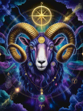 Diamantmalerei - Sternzeichen - Steinbock