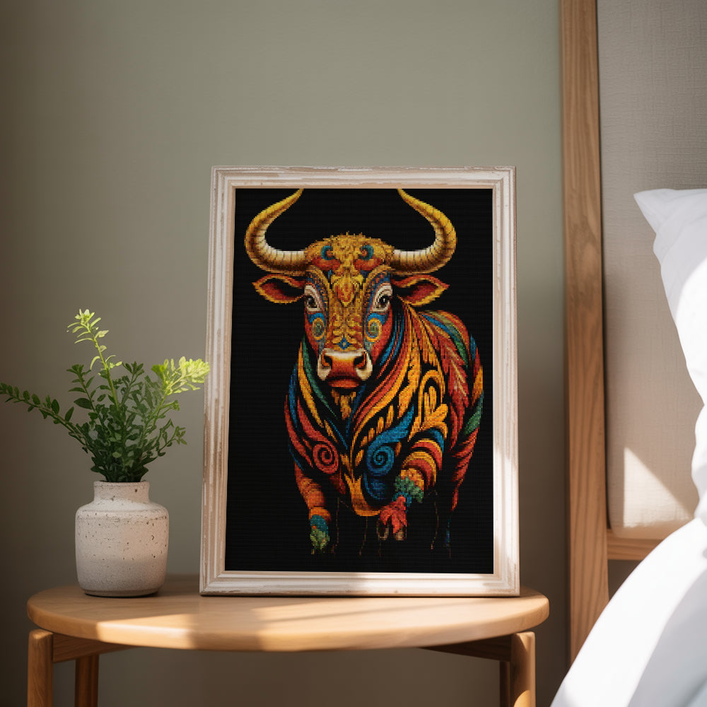 Diamantmalerei - Sternzeichen - Stier
