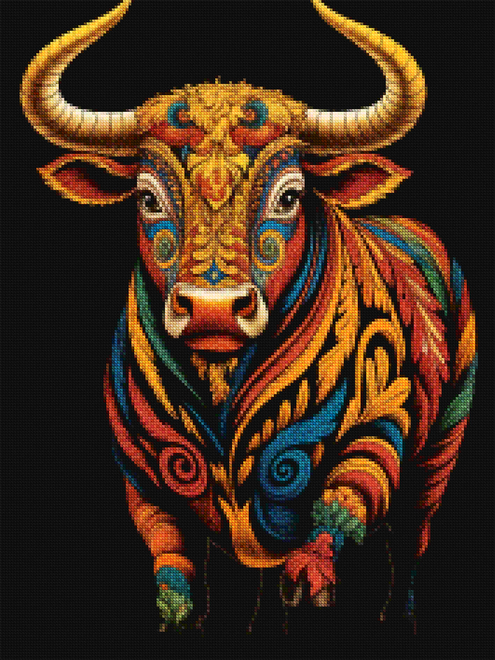 Diamantmalerei - Sternzeichen - Stier