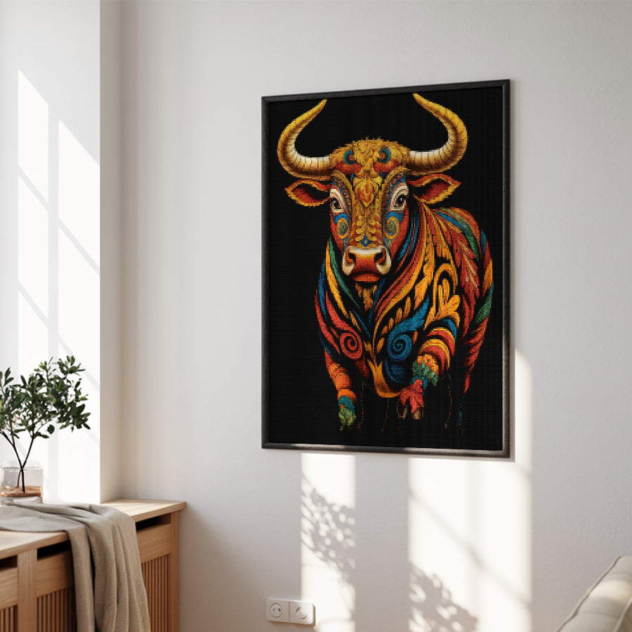 Diamantmalerei - Sternzeichen - Stier