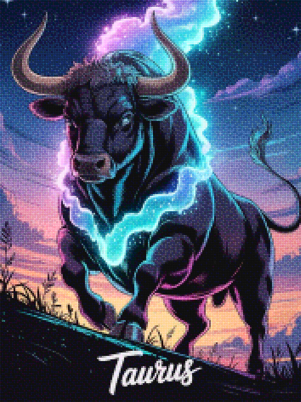 Diamantmalerei - Sternzeichen - Stier