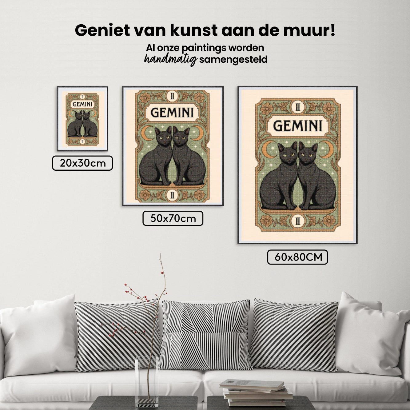 Diamantmalerei – Sternzeichen – Zwillinge