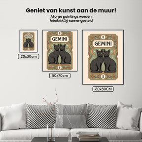 Diamantmalerei – Sternzeichen – Zwillinge