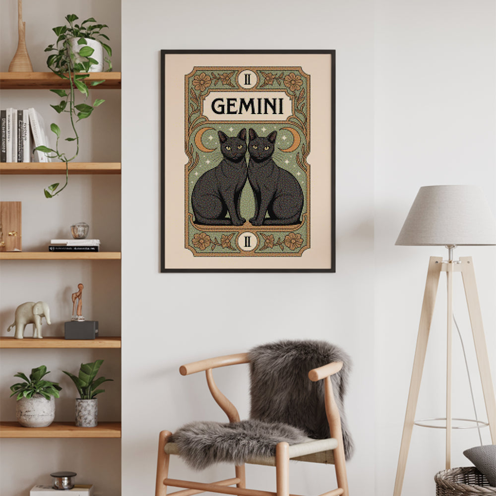 Diamantmalerei – Sternzeichen – Zwillinge