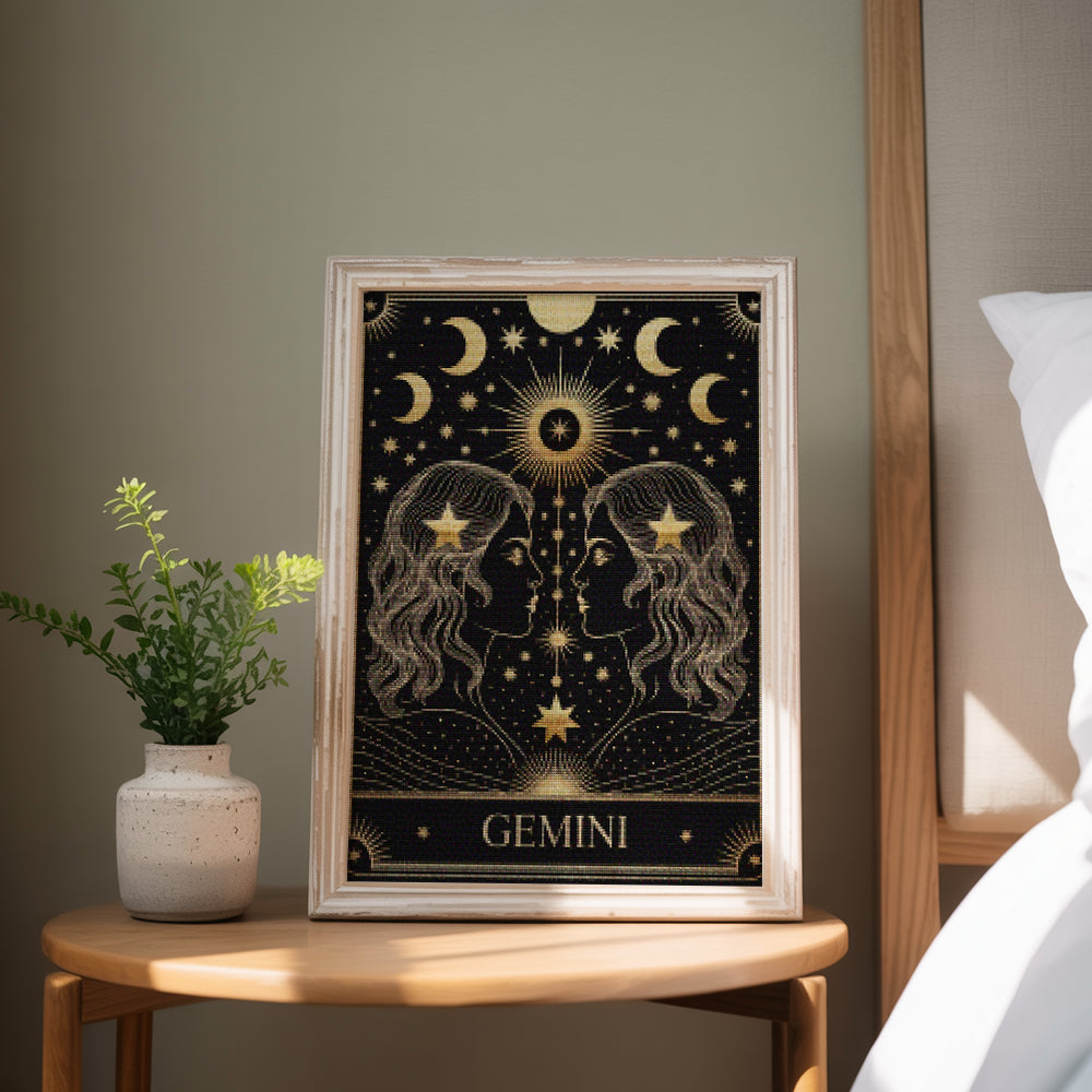 Diamantmalerei – Sternzeichen – Zwillinge