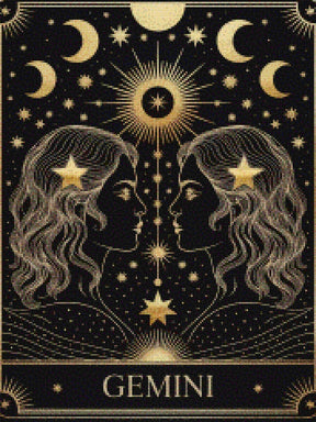 Diamantmalerei – Sternzeichen – Zwillinge