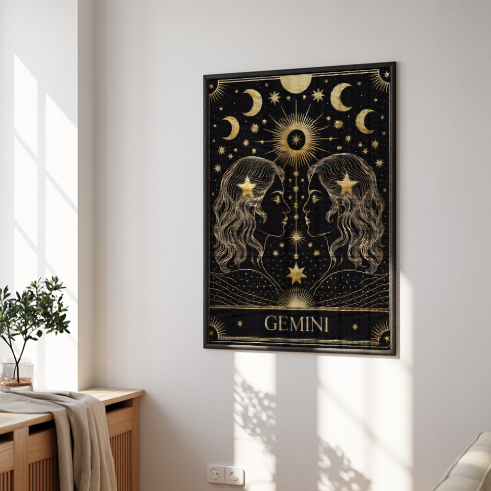 Diamantmalerei – Sternzeichen – Zwillinge