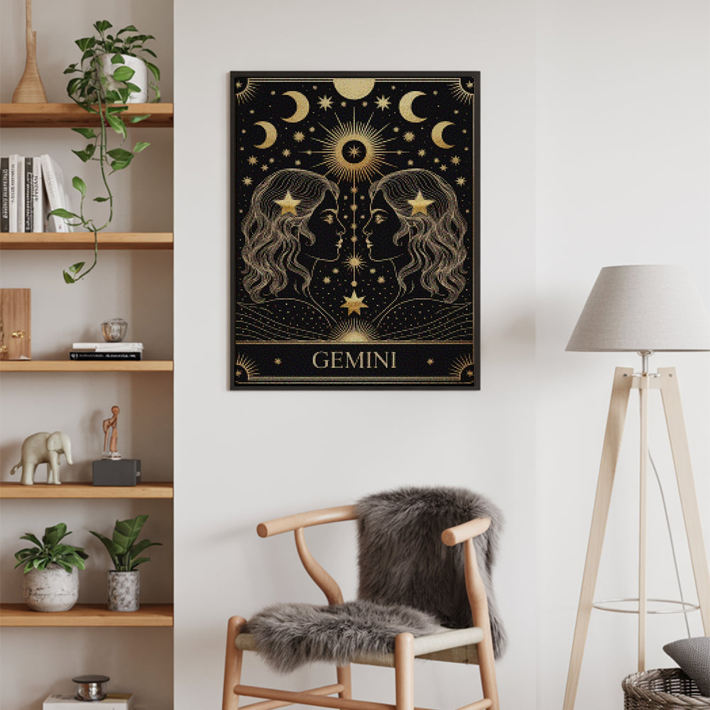 Diamantmalerei – Sternzeichen – Zwillinge