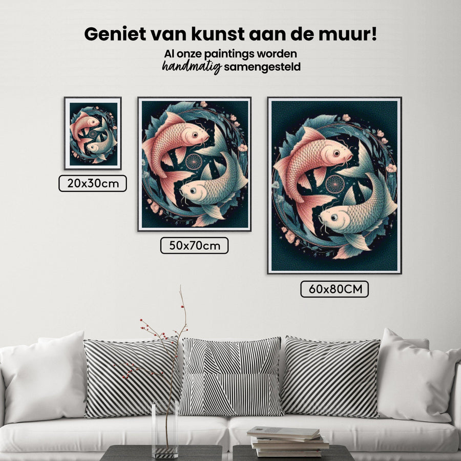 Diamantmalerei – Sternzeichen – Fische