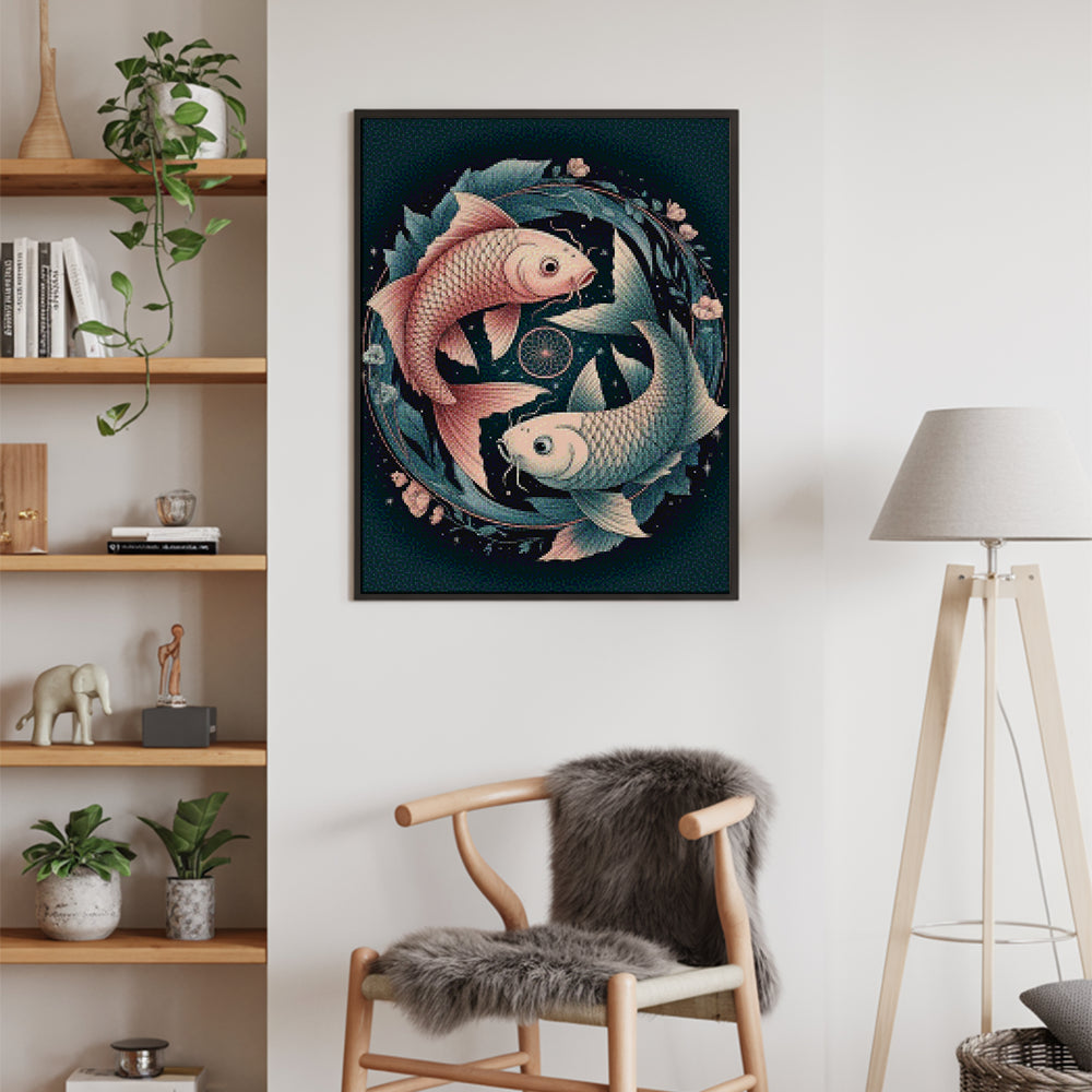 Diamantmalerei – Sternzeichen – Fische