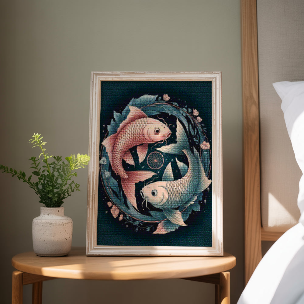 Diamantmalerei – Sternzeichen – Fische