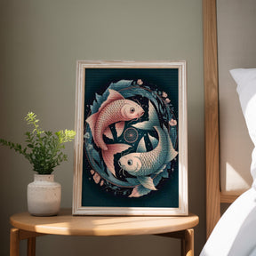 Diamantmalerei – Sternzeichen – Fische