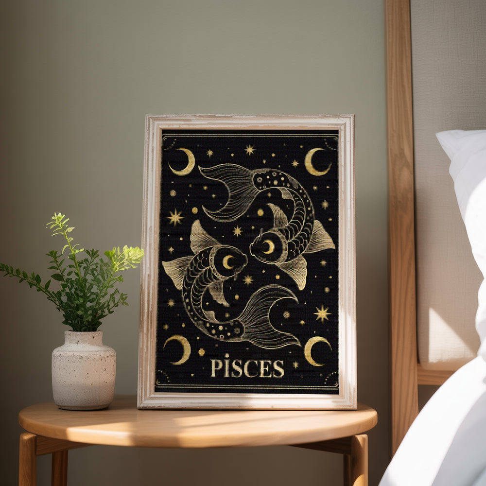 Diamantmalerei – Sternzeichen – Fische