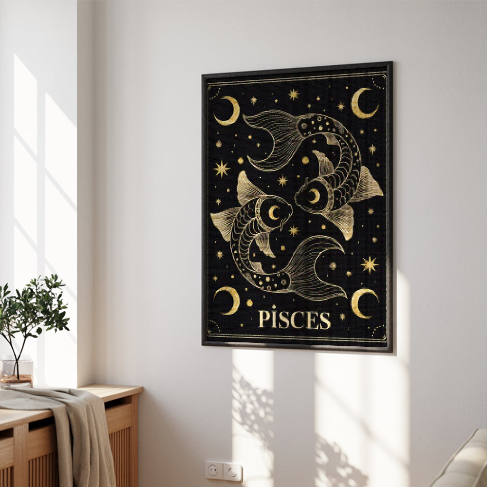 Diamantmalerei – Sternzeichen – Fische