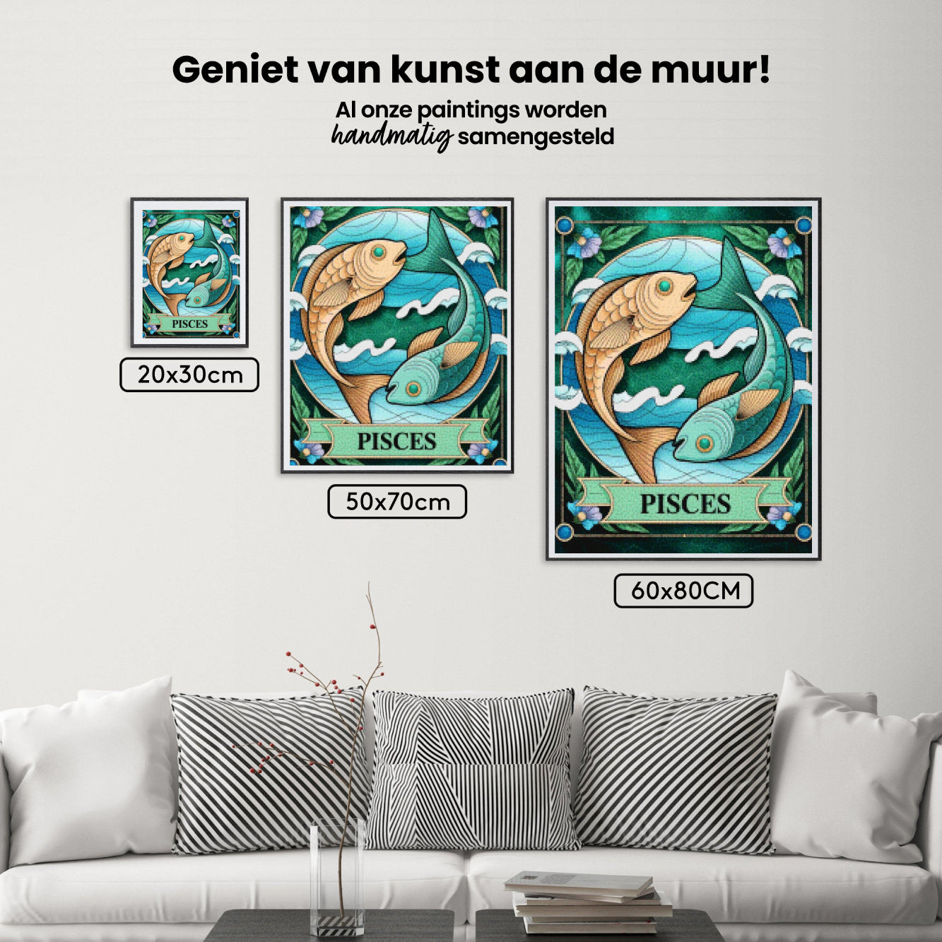 Diamantmalerei – Sternzeichen – Fische