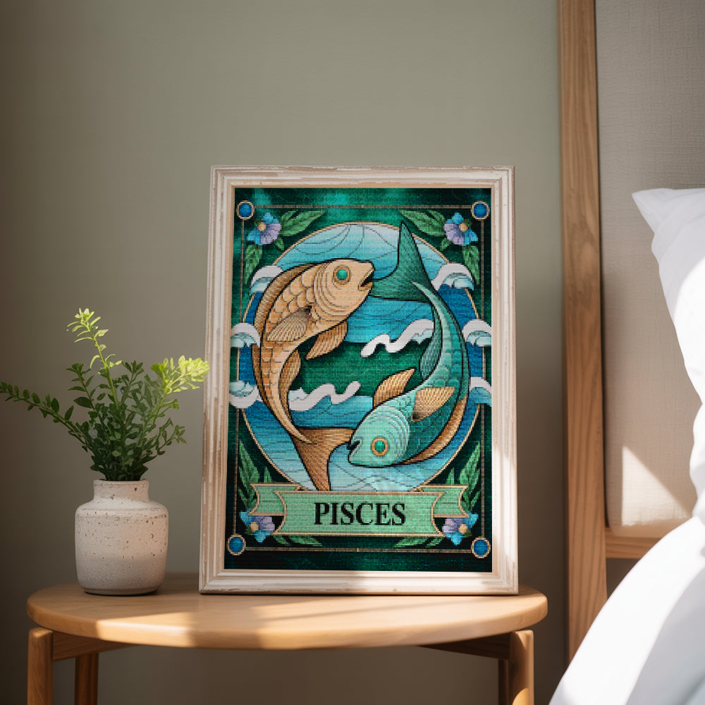 Diamantmalerei – Sternzeichen – Fische